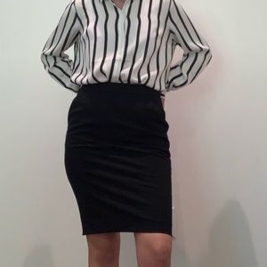 Express Black Pencil Skirt